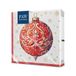 Paw decor Servetten 33 x 33 cm, 20 stuks - Rode Kerstbal Met Ornament