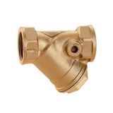 Caleffi Schuine filter voor verwarmingssystemen, chroom, eenheidsmaat