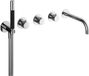 Hotbath Cobber X Afbouwdeel Badthermostaatmet Uitloop incl. Handdouche en Doucheslang - Chroom