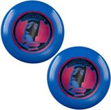 Frisbee® Heavyweight Werpschijf - Blauw - Polyethyleen - 2 stuks