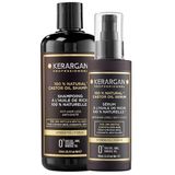KERARGAN - Ricinusolie Shampoo & Versterkend Haarserum Duo - 500ml+100ml