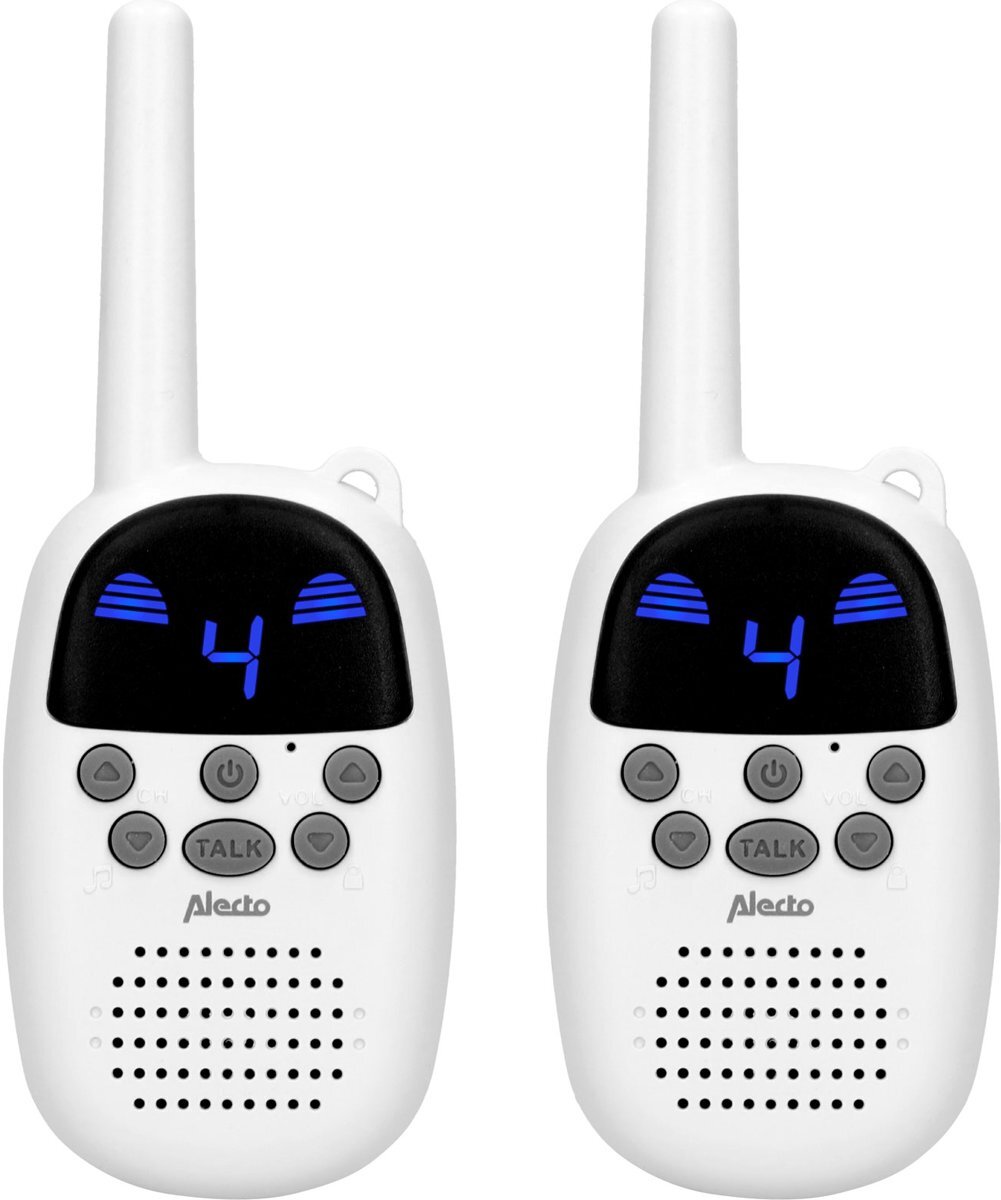 Alecto FR-09 Walkie Talkie voor kinderen 3 km Verlicht display Zwart