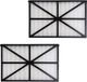 Merkloos / Sans marque Wan GmbH 2 STKS Cartridge Filters Panel Vervanging-Accessoires voor Robot TigerShark Pool Cleaner