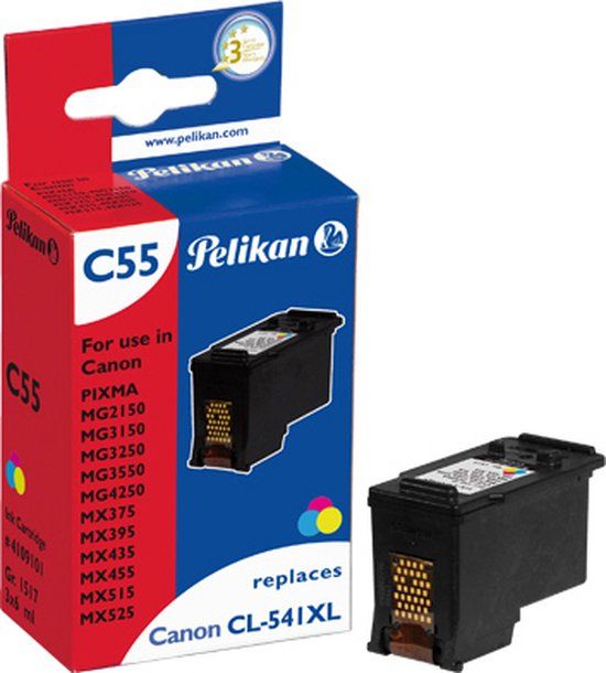 Pelikan C55 Inktcartridge 1 stuk(s) Cyaan, Magenta, Geel