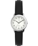 Timex Easy Reader dam 25 mm svart läderrem klocka T20441