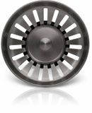 Waterval Premium Brushed Korfplug RVS - Gunmetal Grey - 78mm