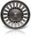 Waterval Premium Brushed Korfplug RVS - Gunmetal Grey - 78mm