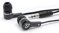 Sbox EP-003B hoofdtelefoon met kabel en handsfree, 3,5 mm jackplug, 116 dB, zwart
