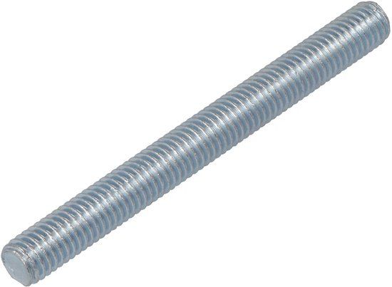Hoenderdaal Fasteners Hoenderdaal draadstuk M8x80mm verzinkt DIN976-1 klasse 4.8 - 100 stuks