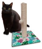 Croci Tropical Krabpaal voor katten, krabpaal met bal