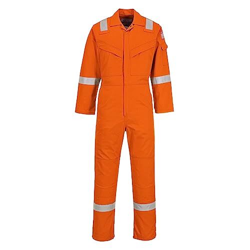 Portwest Ltd Portwest Vlamvertragend antistatische Overall FR50 - Oranje Lang - XXXL