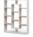 Vicco Séparateur de pièce – 107,2 x 143 cm Chêne blanc/or