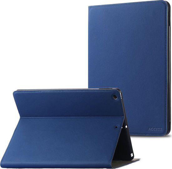 Accezz Classic Tablet Case - Suitable for Apple iPad 9 (2021) / 8 (2020) / 7 (2019) - 10.2 inch - Dark Blue