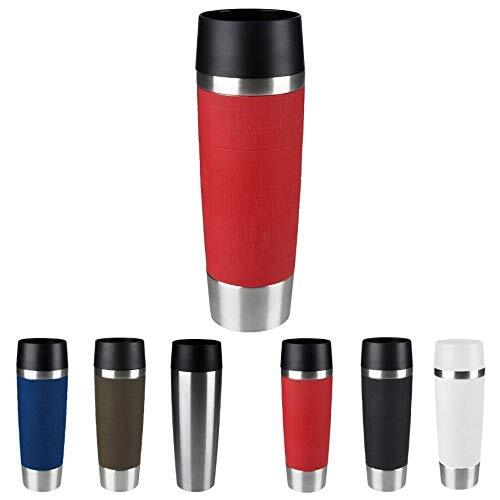 Emsa 515618 Travel Mug Standard Design Grande, Thermobeker, 500 ml, Rood