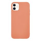 WDTURNS Beschermhoesje voor Apple iPhone 12 (6,1 inch) van vloeibare oranje