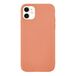 WDTURNS Beschermhoesje voor Apple iPhone 12 (6,1 inch) van vloeibare oranje