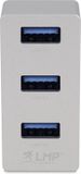 LMP USB-C Mini Hub - 3x USB-A poort - Zilver