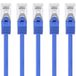 1aTTack.de CAT7 LAN Netwerkkabel 5x 5m RJ45 10Gbps S/FTP - Blauw