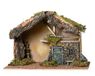 Ksd Kerststal naturel l48b22h32 cm naturel KSD