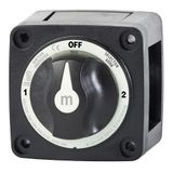 Blue Sea Systems 6008200 m-serie mini accuschakelaar met 3 posities, zwart