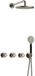 Hotbath Cobber - CB7067 - Inbouw Regendoucheset - Geborsteld Nikkel