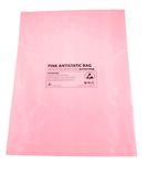 RS PRO ESD zak roze, dikte 0,075 mm x 406 mm x 305 mm, 100 stuks