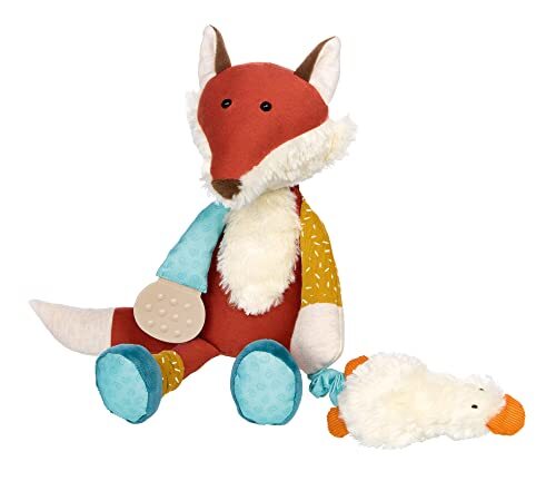 Sigikid 43223 Babyactief speelgoed, knuffeldier, vos, rood/meerkleurig