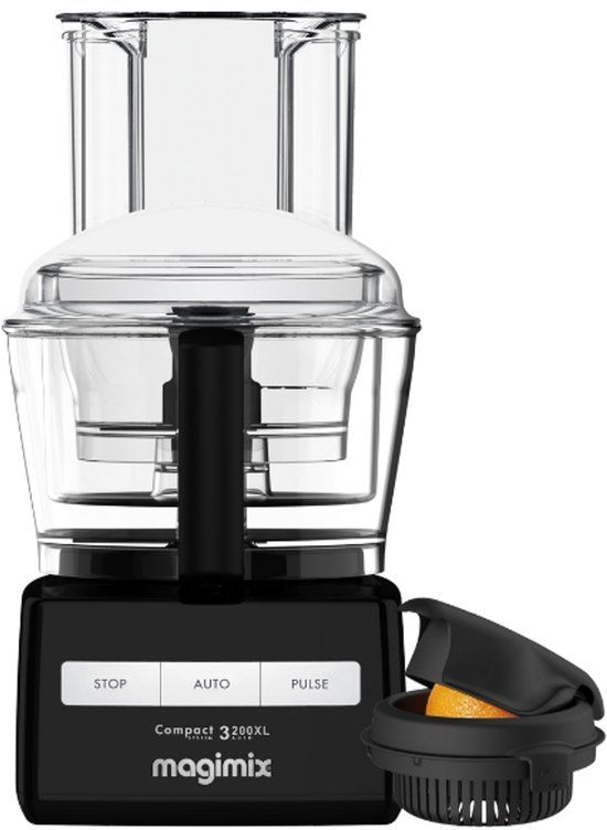 Magimix CS 3200 XL Zwart Foodprocessor - Citruspers - 30 jaar motorgarantie
