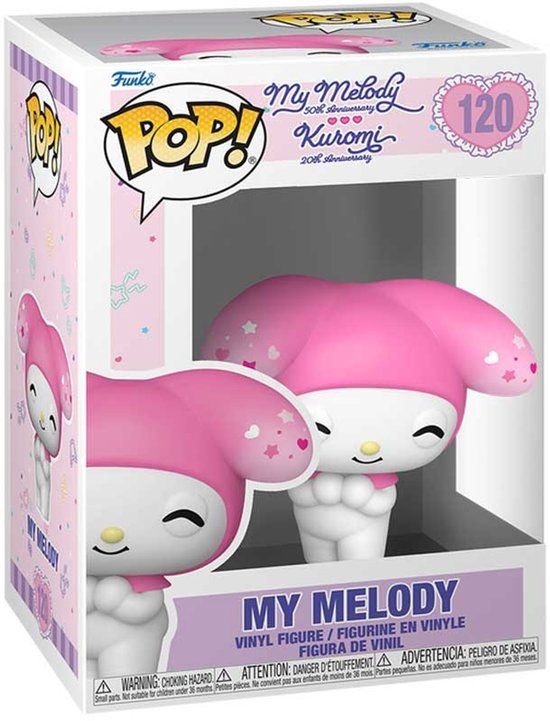 Funko Hello Kitty My Melody vinylfiguur 120 Unisex Funko Pop! - Neutraal - Standard