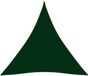 vidaXL Zonnescherm Driehoekig 5x5x5 m Oxford Stof Donkergroen