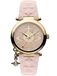 Vivienne Westwood Dameshorloge Orb II analoog kwarts VV006PKPK, roze, band