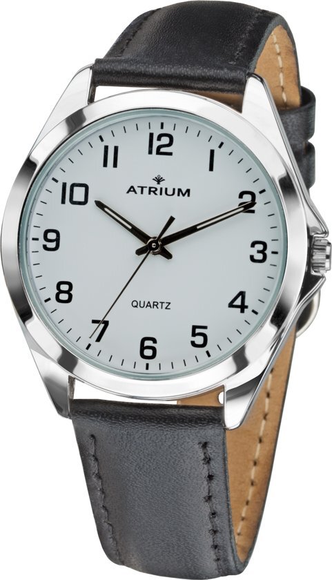 Atrium Horloge - Heren - Leer - Zwart - A10-10