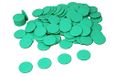 Spel WISSNER Spel fiches groen (100 stuks) gemaakt van RE-Plastic® | Tel fiches Markeer fiches ø 25 mm
