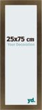 Your Decoration - Cadre photo 25x75 cm - MDF - Bronze décor - Mura