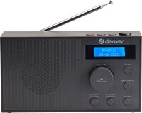 Denver DAB51B DAB+/ FM Radio - 40 voorkeuzezenders - Wekkerradio - Zwart