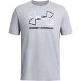 Under Armour UA GL FOUNDATION UPDATE SS-GRY Heren Sportshirt - Mod Grijs Medium Heather - Wit - Zwart