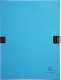 Exacompta 10x N'CLIP® Map uitrekbare rug en klep - Turkoois - 21507E