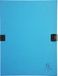 Exacompta 10x N'CLIP® Map uitrekbare rug en klep - Turkoois - 21507E