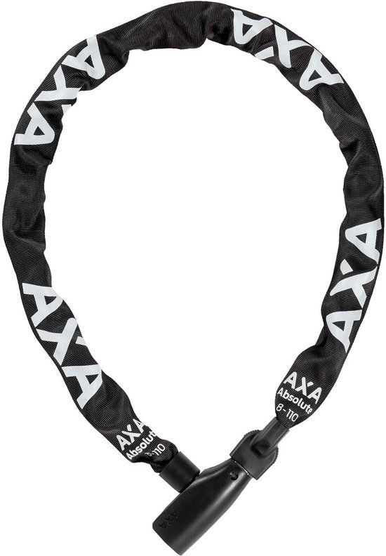 AXA Absolute 8 Kettingslot - 110 cm - Zwart