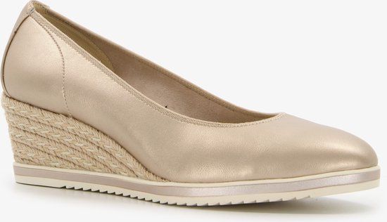 Tamaris dames pumps met sleehak goud - Maat 39