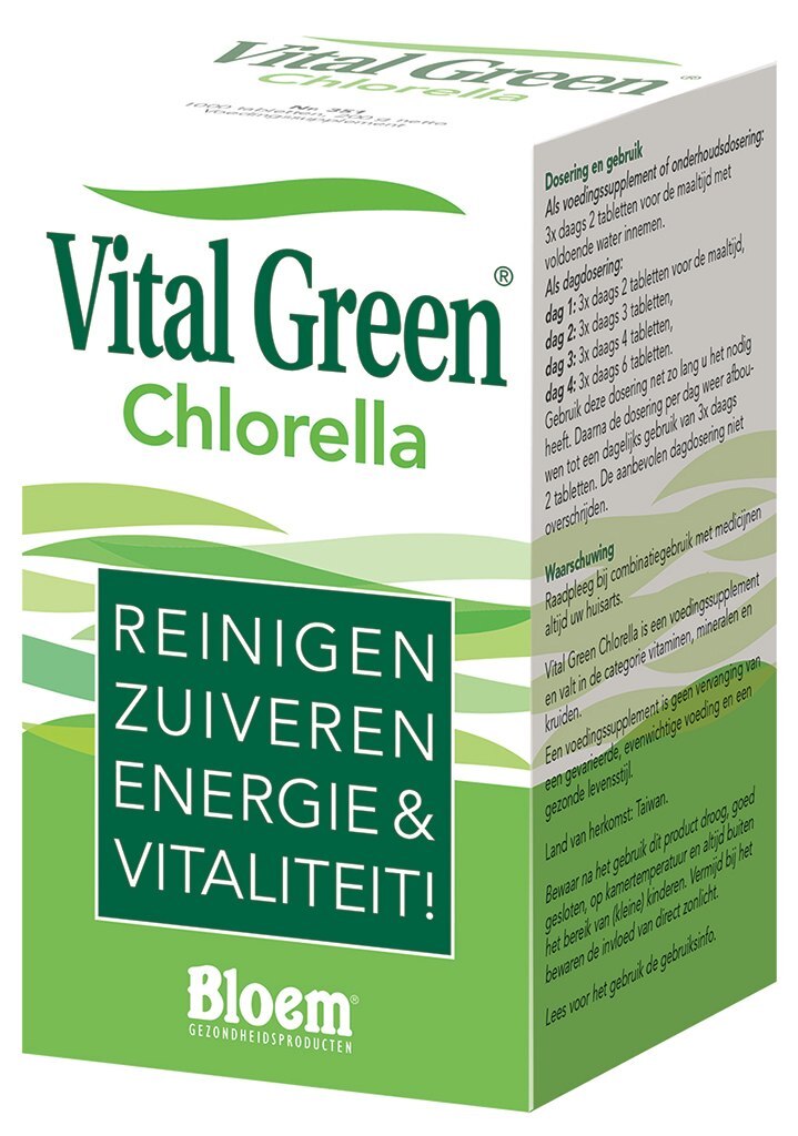 Bloem Vital Green Chlorella Tabletten 1000st