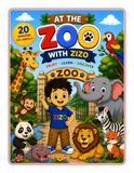 At the Zoo with Zizo: A Fun Picture Book of 20 Amazing Zoo Animals with Facts for Kids Ages 3-6