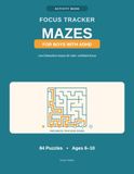 Focus Tracker Mazes for ADHD Boys: Low-Distraction mazes for calm, confident focus – 84 Screen-Free Puzzles for Kids Ages 6-10 (Great for Boys with ADHD)