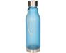 Merkloos / Sans marque Makito Western Europe Waterfles/drinkfles/sportfles - blauw - kunststof - rvs dop - 600 ml