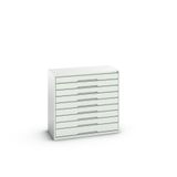 Bott Verso Schuifladenkast | 1050x550x1000mm | 9 Laden | RAL 7035
