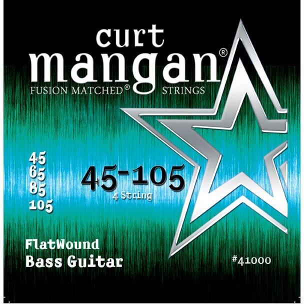 Curt Mangan Flatwound 45-105 Light Set