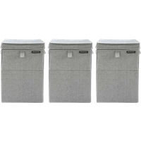 Brabantia Wasboxen Grey Triple Pack