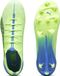 Puma Ultra 5 Ultimate FG chaussures de football, unisexe, avec un design "fizzy apple" en blanc et bleu, taille 46,5