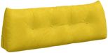 vidaXL Rugkussen Geel 140 x 24 x 50 cm Fluweel