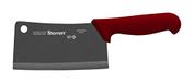 Starrett Chef's Hakmes - BKR509-6 Breed Rechthoekig 6" (150mm) Professioneel Keukenmes - Rood Handvat Ultra Sharp Groente & Vlees Slager Cleaver